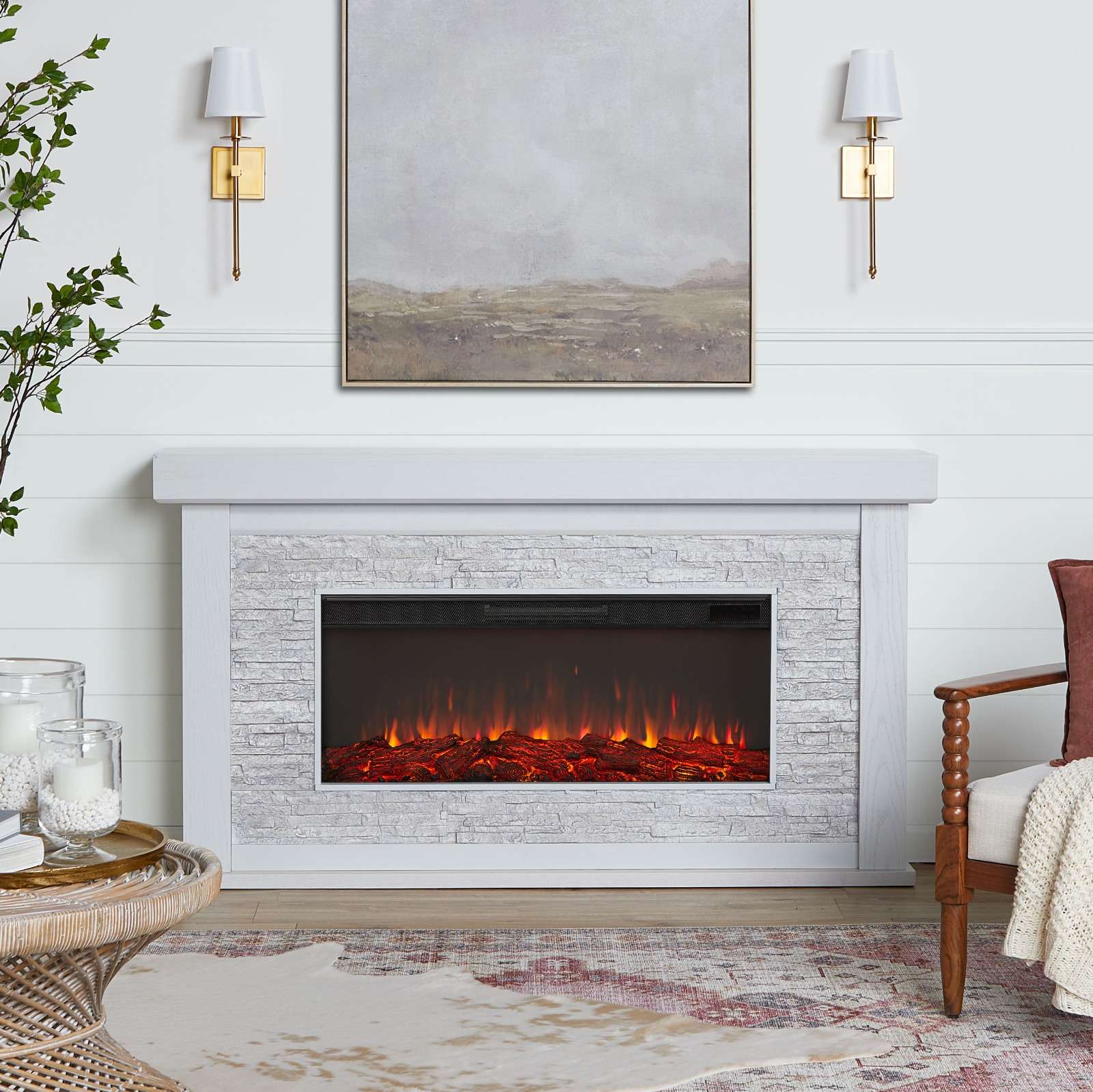 Landscape Electric Fireplace